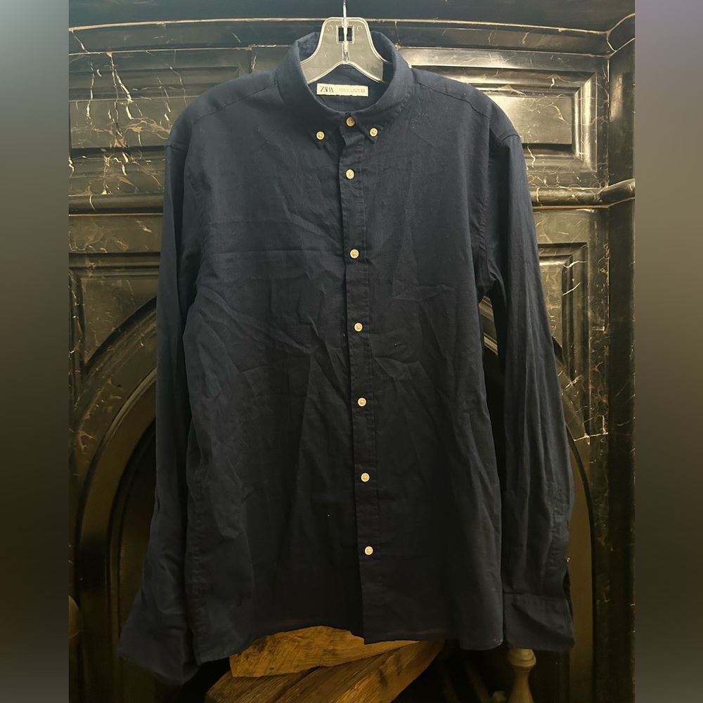 Zara Men's Button Up Dress Shirt